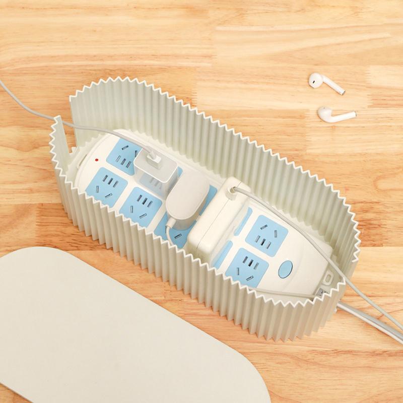 Große Steckdosenleisten-Aufbewahrungsbox Kabel-Aufbewahrungskoffer Organizer-Box Steckdose Stecker Drahtloser WLAN-Router-Board-Halter für Haushalt