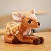 Cartoon Sika Deer Short Plush Toy, Bright Color Funny Portable Soft Kids Toys, Cute Stuffed Animal Gift