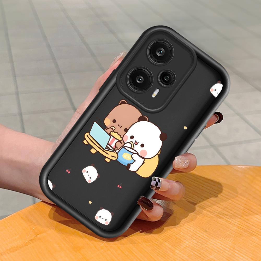 

Мягкий силиконовый квадратный чехол с рисунком лестницы для телефона, полное покрытие, противоударный защитный резиновый чехол для камеры для Xiaomi Redmi Redmi 14C чёрный