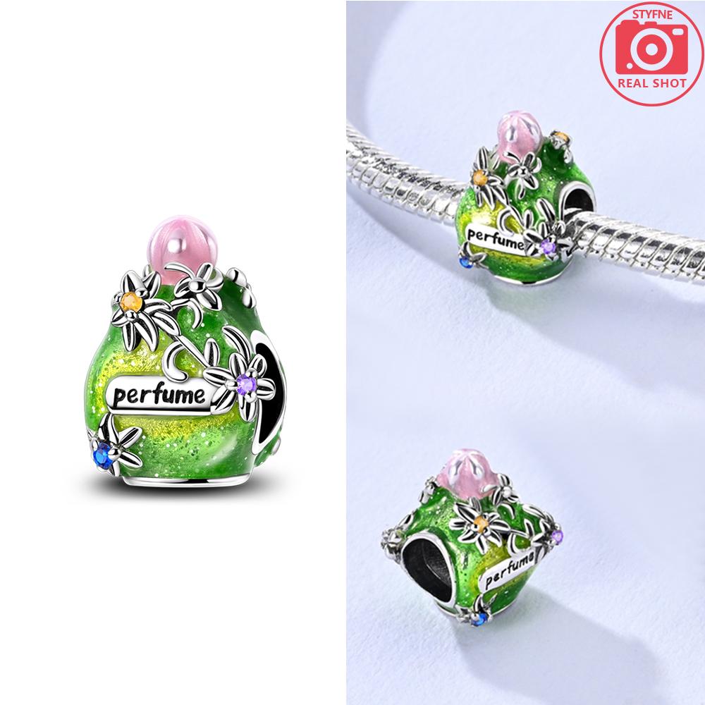 Violet Perfume Water Bottle Beads Copper Colors For Charms Copper Colors Original Bracelet For Jewelry Making