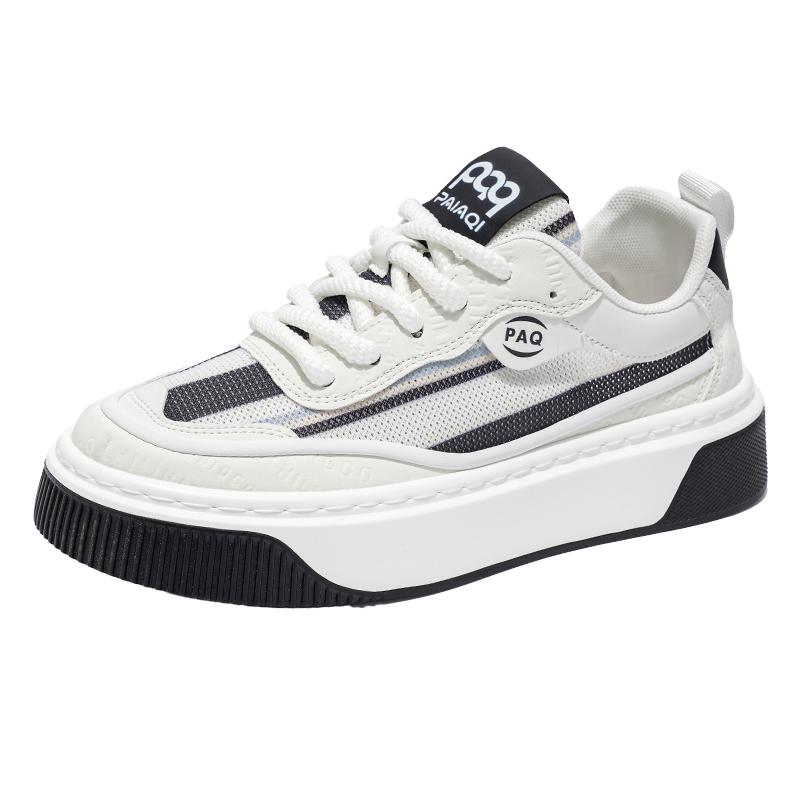 

Mens Shoes Casual Skateboard Sneakers Luxury Summer Leather Outdoor Hiking Designer Sports Tennis Running Platform Loafers 39 белый