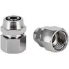 Pneumatic Hose Fittings Quick Screw Connector Copper Nickel Plating PF 6 8 10mm Fast Twist Joint Female Thread 1/8 1/4 3/8 1/2