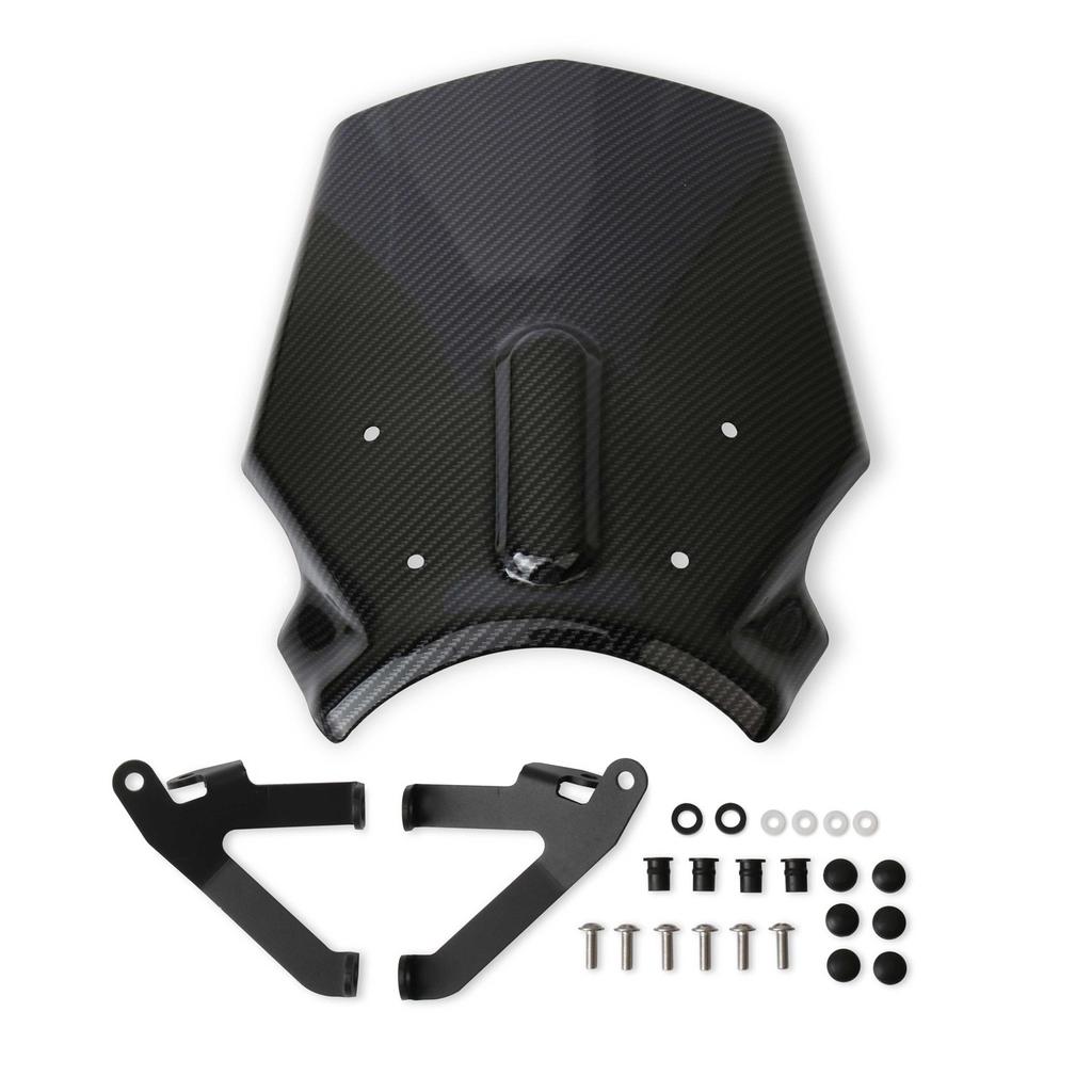 Motorcycle Carbon Fiber Wind Windshield Windscreen Screen Fairing For 2025 CB650R CB 650R CB650 R CB 650 R 650R 2024-2026
