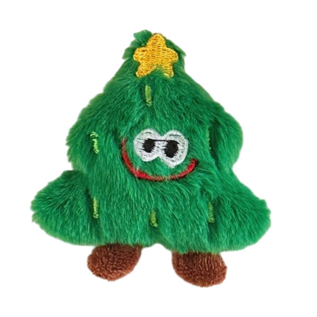 Holiday Furr Plush Christmas Theme Brooch Pin Bag Decoration Brooch Lovely Plush Pin for Festival Decors All Ages