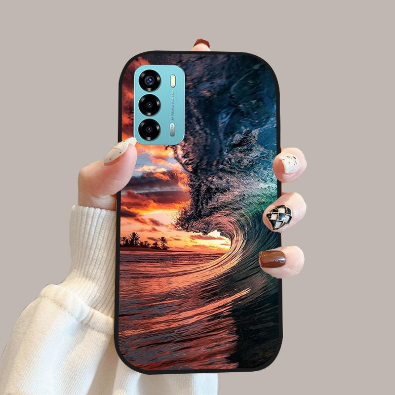 Für ZTE Blade V40 Vita Mode Hülle 8045 Weiche Silikon Rückseite Für ZTE Blade A72 Hülle A 72 4G Handy Schutzhülle Fundas Para