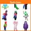 Costume Gonflable Amusant Pour Halloween Avec Des Motifs D'Alien Et De Père Noël Pour Adultes