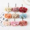 6/18Pcs Artificial Flower Silk Carnation Outdoor UV Protection Wedding Bridal Bouquet Christmas Diy Home Decortion Scrapbooking