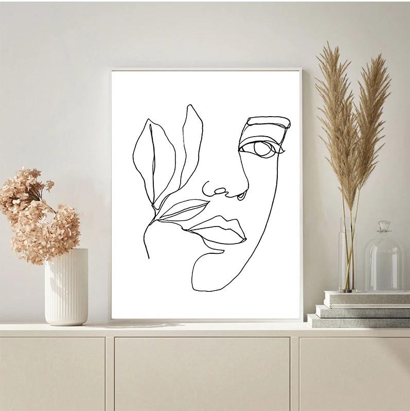 1 tk seinakaunistust, plakatit, magamistoa kaunistust, tuba, abstraktset, lihtsat kodukaunistust, jooni, nägu, lõuendimaali, plakateid, pilte, raamita