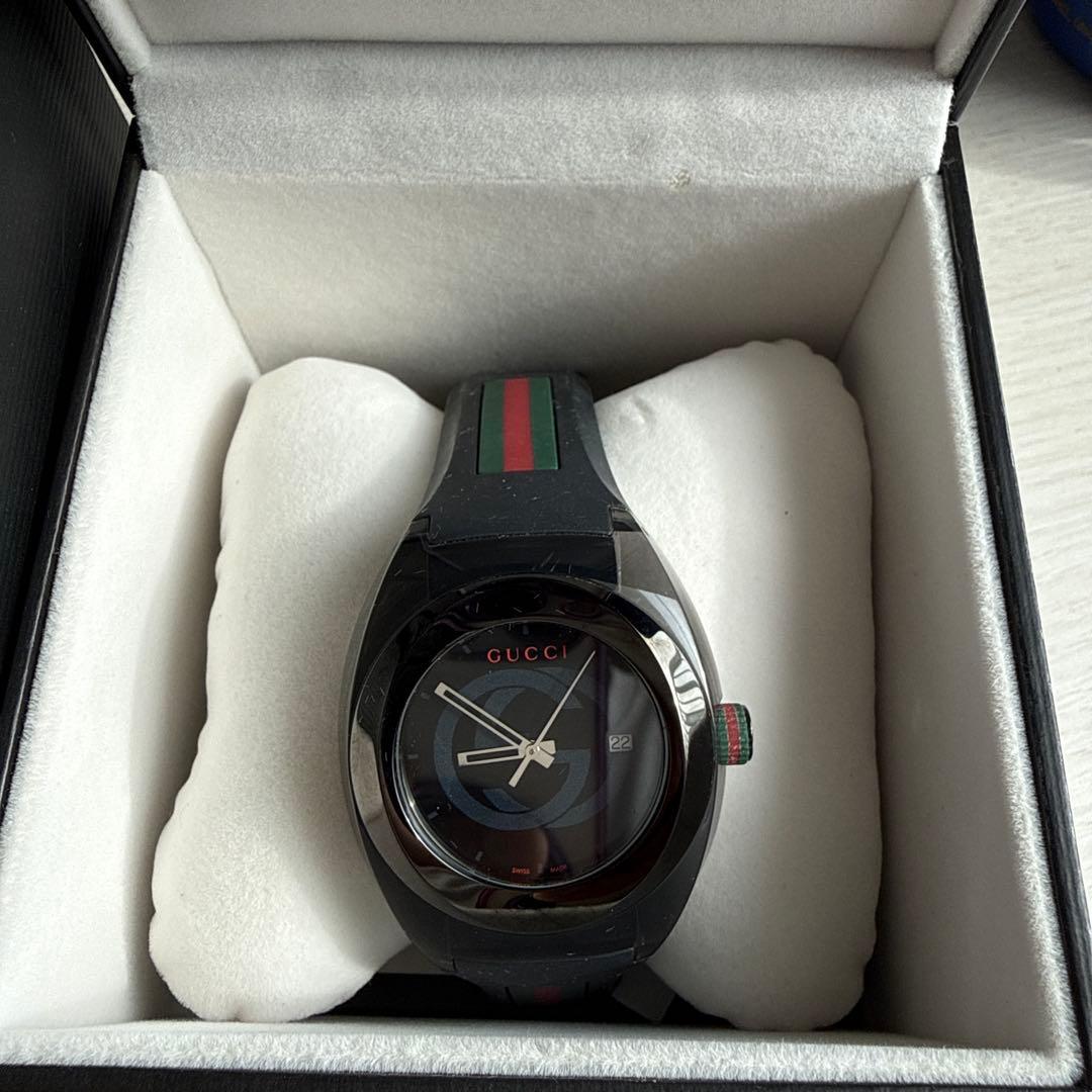 Б/у корпус кварцевых часов GUCCI SYNC 137.1