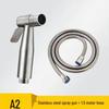 High-Pressure Bidet Sprayer Set with Stainless Steel Valve
