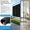 Hot-Selling Frosted Privacy Window Film, Anti-Glare Blackout Heat Blocking, Removable No Residue Easy Stick for Home Office Car