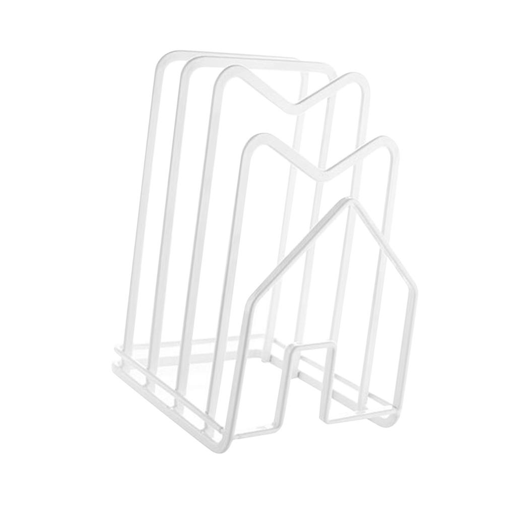 Cutting Board Storage Rack Versatile Chopping Board Pot Pan Lid Stand Holder for Kitchen Cabinet Countertop