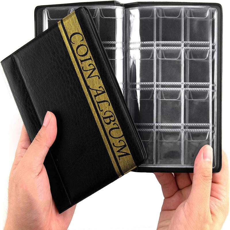 120 Pockets Coins Album Collection Book Commemorative Penny Coin Storage Album Book Collecting Coin Holders For Collector Gift