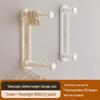 Wall-Mounted Clothes Rack for Balcony & Household Drying, Hanging, and Storage