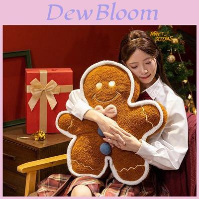 Christmas Gingerbread Man Plush Toy For Kids Bedtime Sleep Pillow Gift Idea