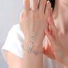 Trendy Gold Color Stars Finger Bracelet Stainless Steel Women's Hand Bracelet Ring Jewelry Birthday Gift 2026 Wholesale New