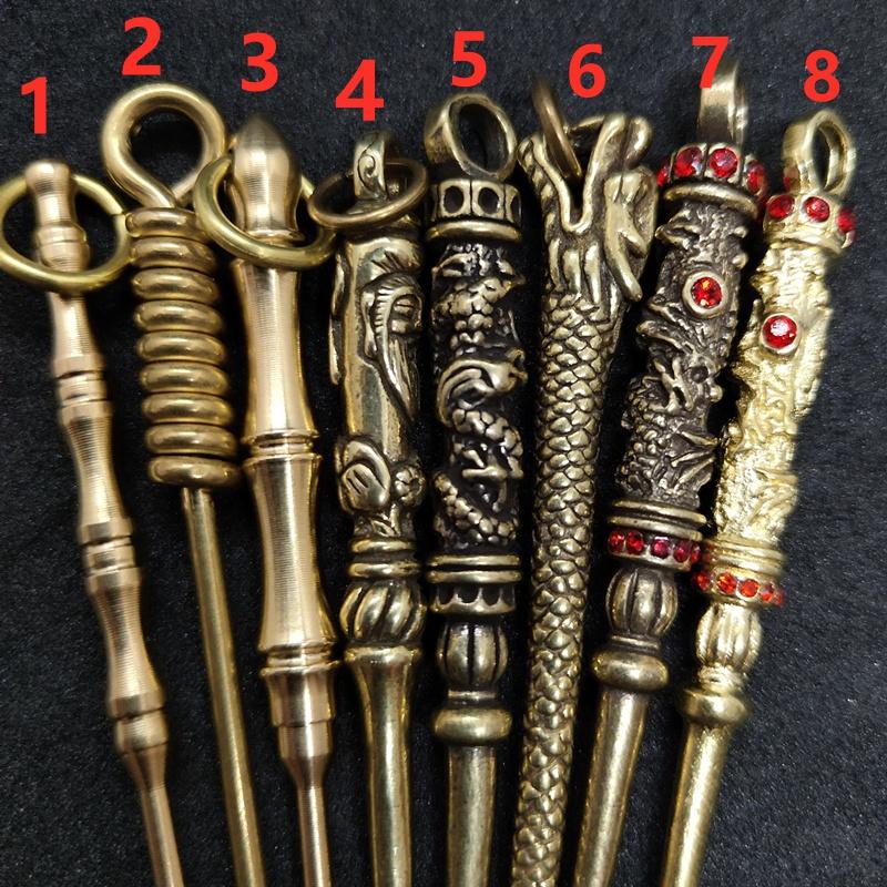 Mini lingură din alamă de epocă, lingură, lopată, pentru sniffer, instrument pentru sticlă, breloc pentru urechi, instrument de curățare, accesorii, instrument pentru ceară