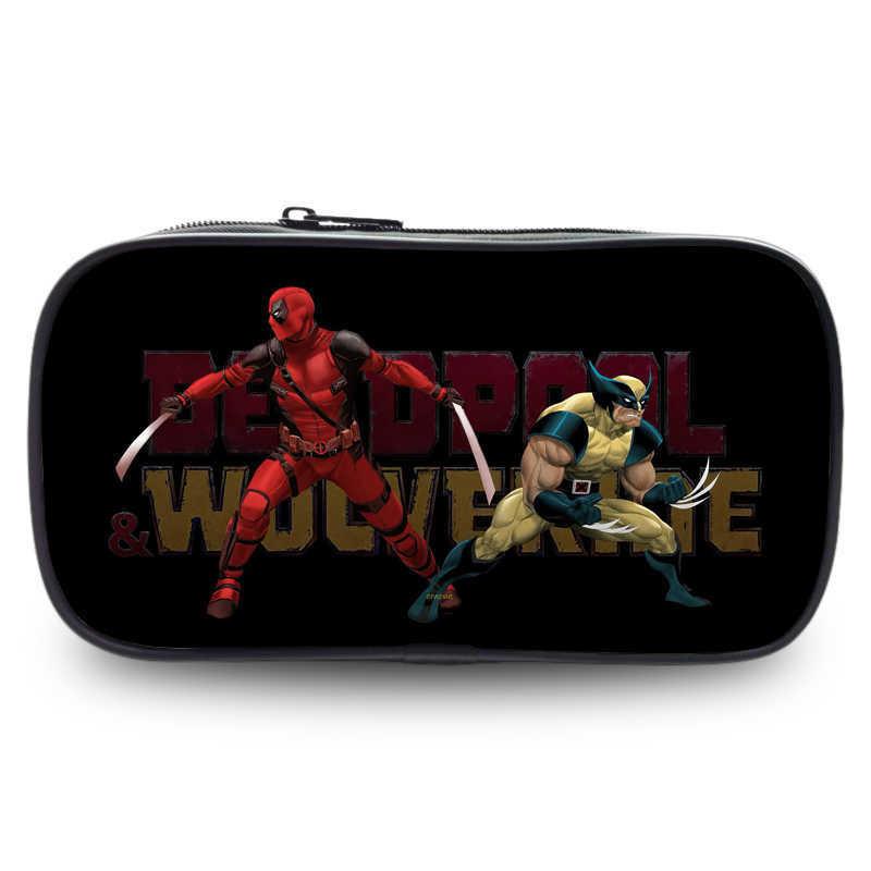 Deadpool And Wolverine Large Capacity Oxford Fabric Pencil Case For Students