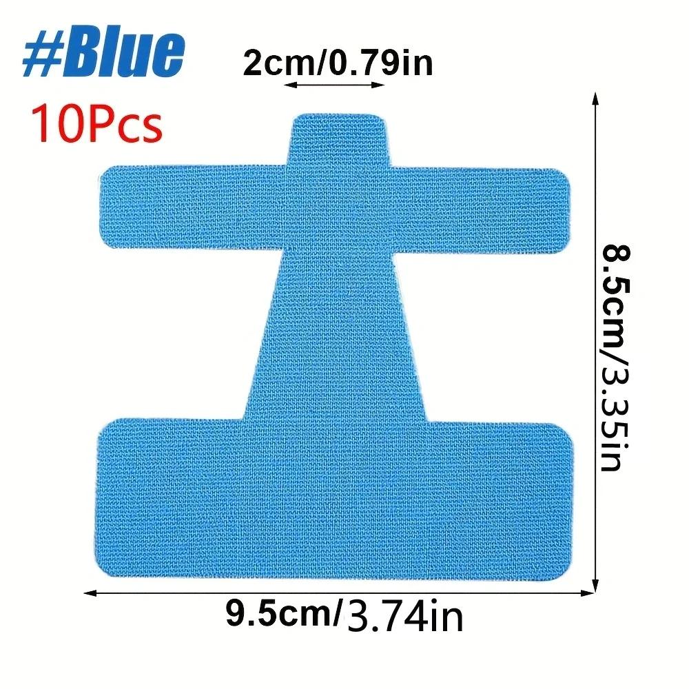 

10pcs Bunion Corrector Orthopedic Bunion Strap Breathable Toe Separator Hallux Valgus Orthosis Corrector for Big Toe Correction синий