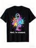 Bene, Sono Sconvolto Grafica Unisex T-shirt Estiva Cotone Girocollo Manica Corta T-shirt Retro Oversize Magliette Casual Unisex Top