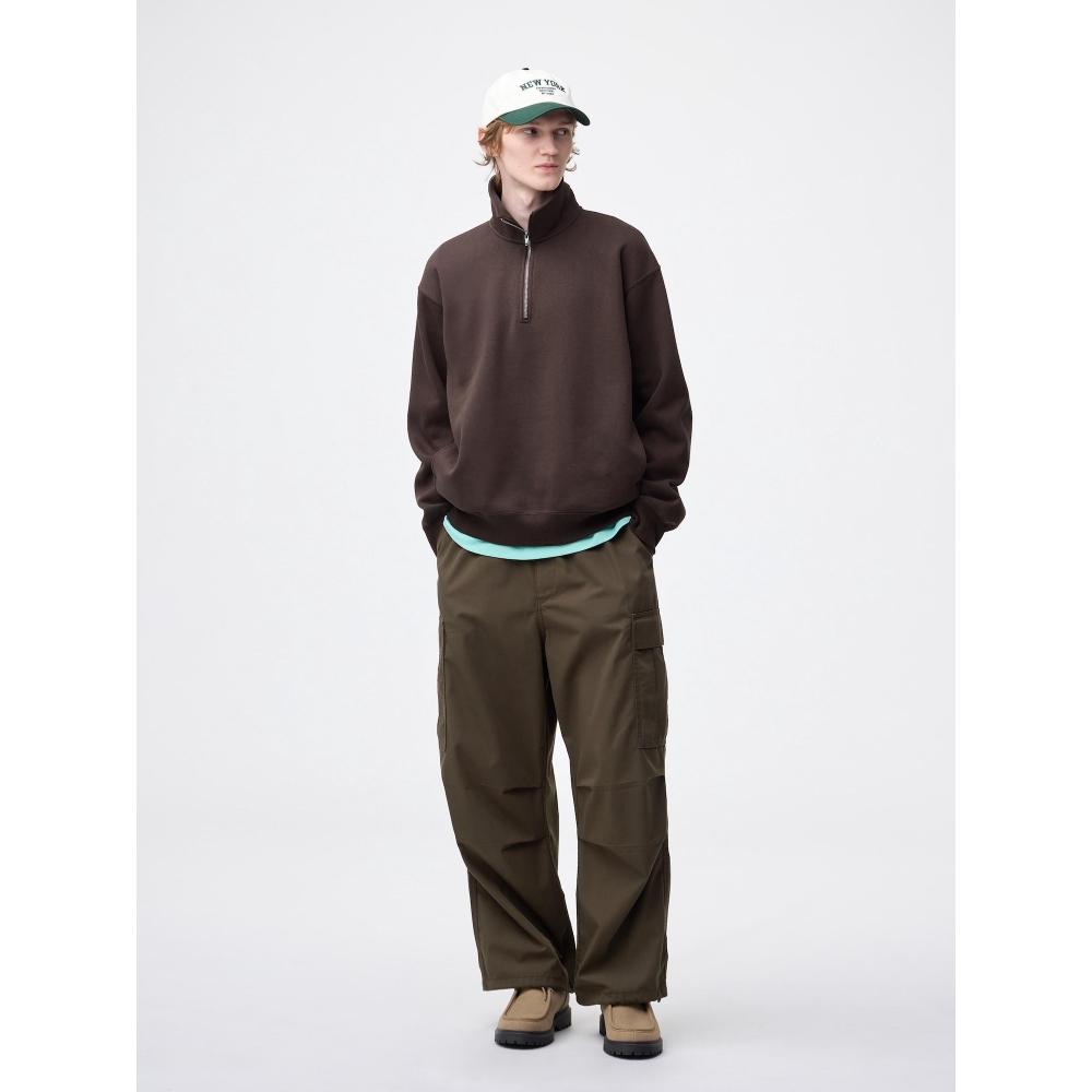 Uniqlo Gu Heavy Weight Sweat Half Zip Pullover