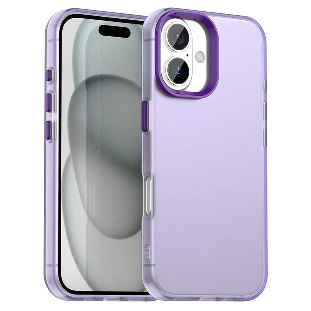 For iPhone 17 Case PC+TPU+PET Matte Anti-Drop Phone Back Cover