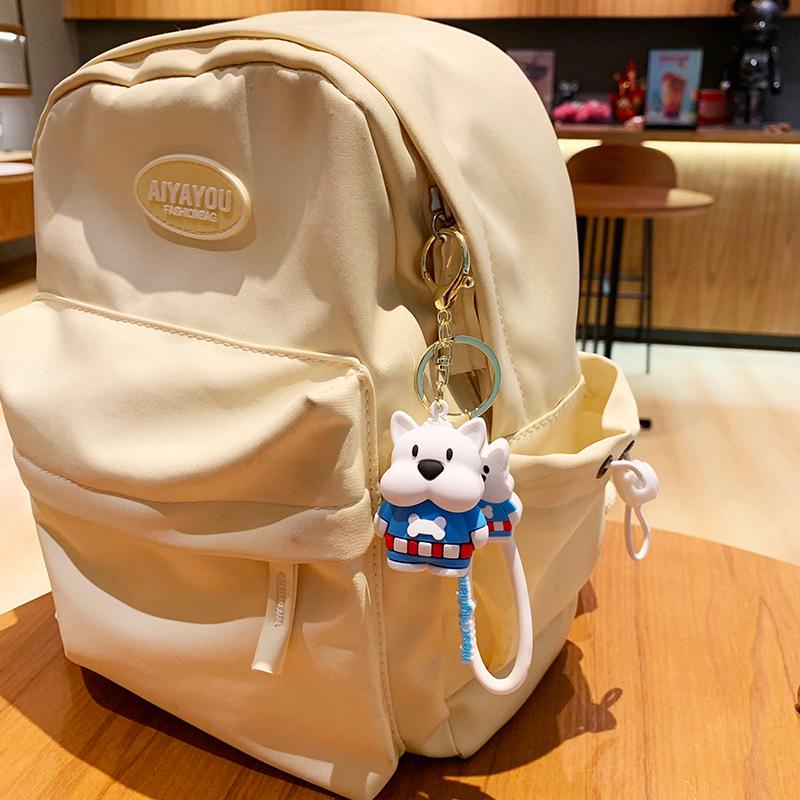 Entzückender West Highland White Terrier Welpen Schlüsselanhänger: Taschenanhänger & Kleines Geschenk