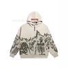 American high street skull skeleton hooded sweater men's and women's trendy brand loose dark street pullover