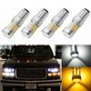 For Chevy GMC C/K1500 2500 Yukon 1157 Switchback LED Turn Signal Light Bulb 4x