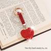 Cute Cartoon Rhinestone Heart Keychain Pendant