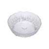 Snowflake Irregular Glass Salad Bowls (Set of 2)