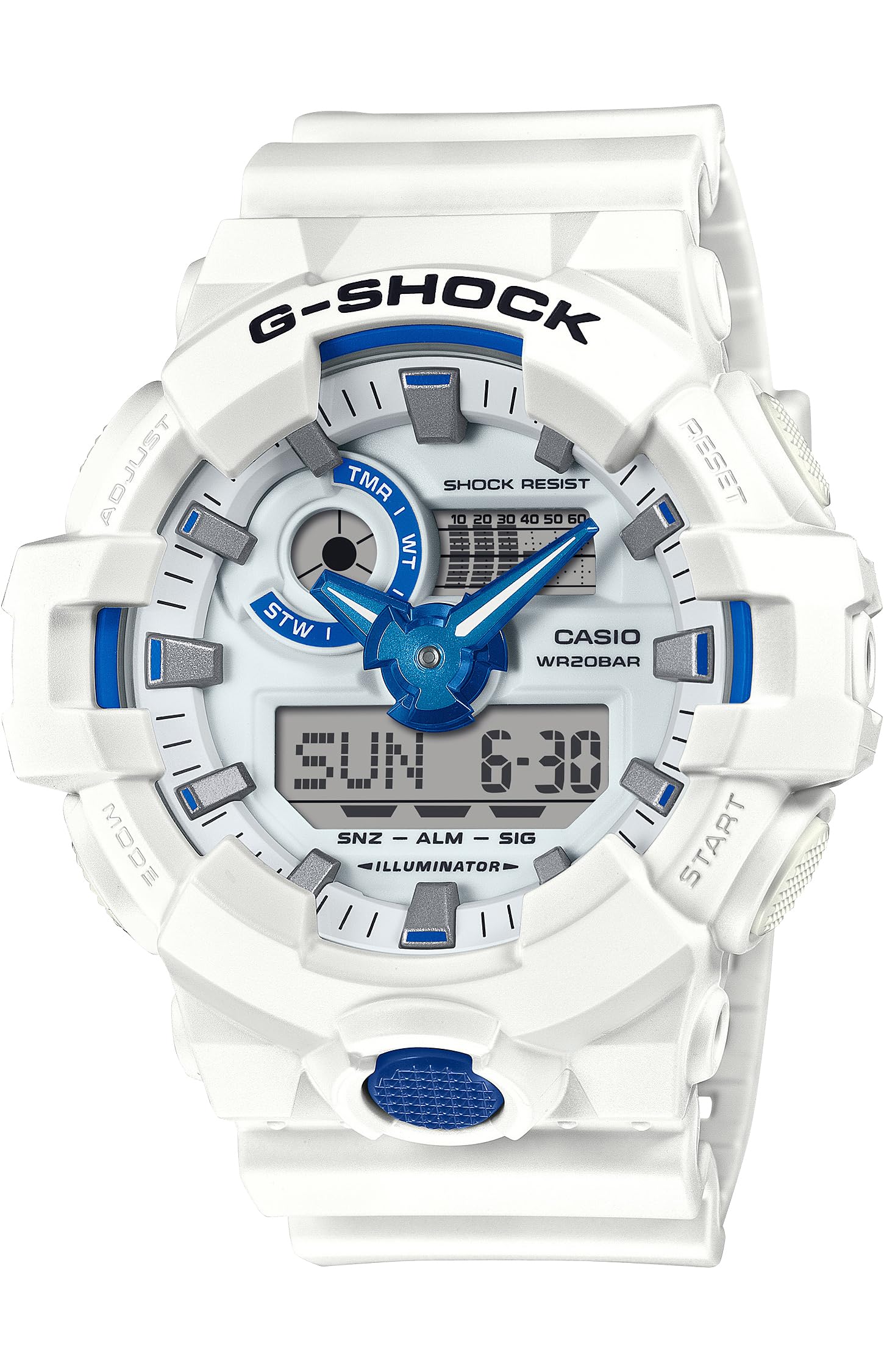 

Часы GLOW SERIES Белые [Casio] G-Shock [СКРЫТЫЕ GA-700HDS-7AJF] Мужские
