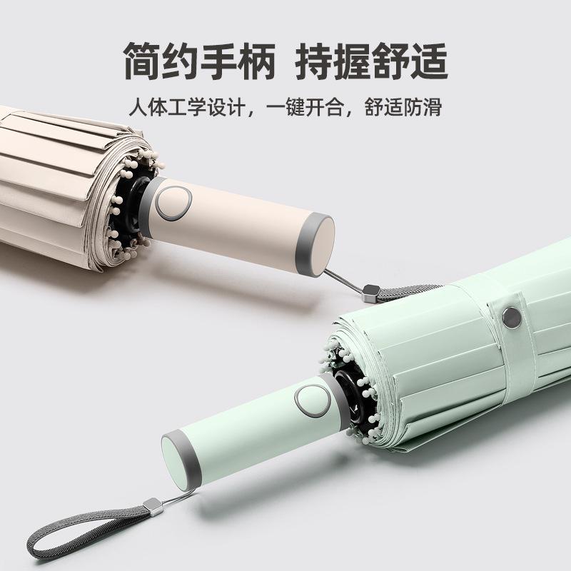 16-Bone automatic umbrella sunscreen UV protection parasol folding sun umbrella wholesale printing logo advertising umbrella
