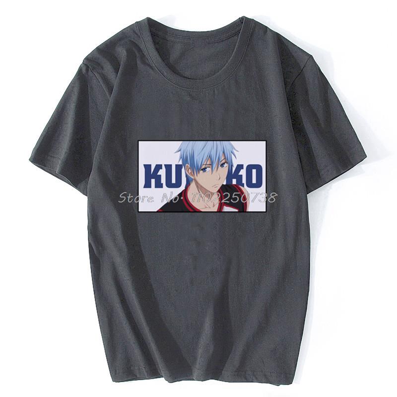 Japan  Anime Kuroko No Basket Funny Print T Shirt Men Harajuku Manga Summer Tops Causal Basketball Cartoon Tee Anime Shirt