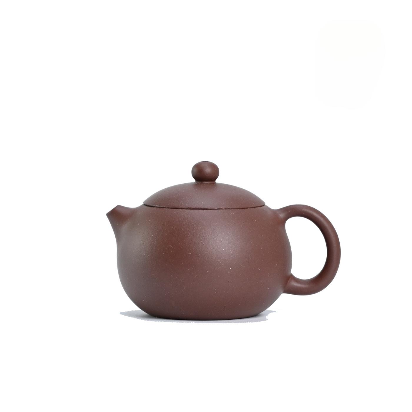 

140ml Elegant Yixing Purple Clay Teapots Pure Handmade Small Xishi Pot Raw Ore Purple Mud Kettle Zisha Tea Set Tea Items Gifts
