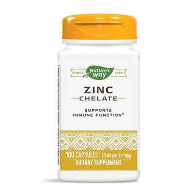 Zinc Chelate 30 Mg, 100 Capsules