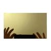 Premium Stainless Steel Car Sun Visors Mirror Shatterproof Design Adhesive Installation Universal for Vehicles