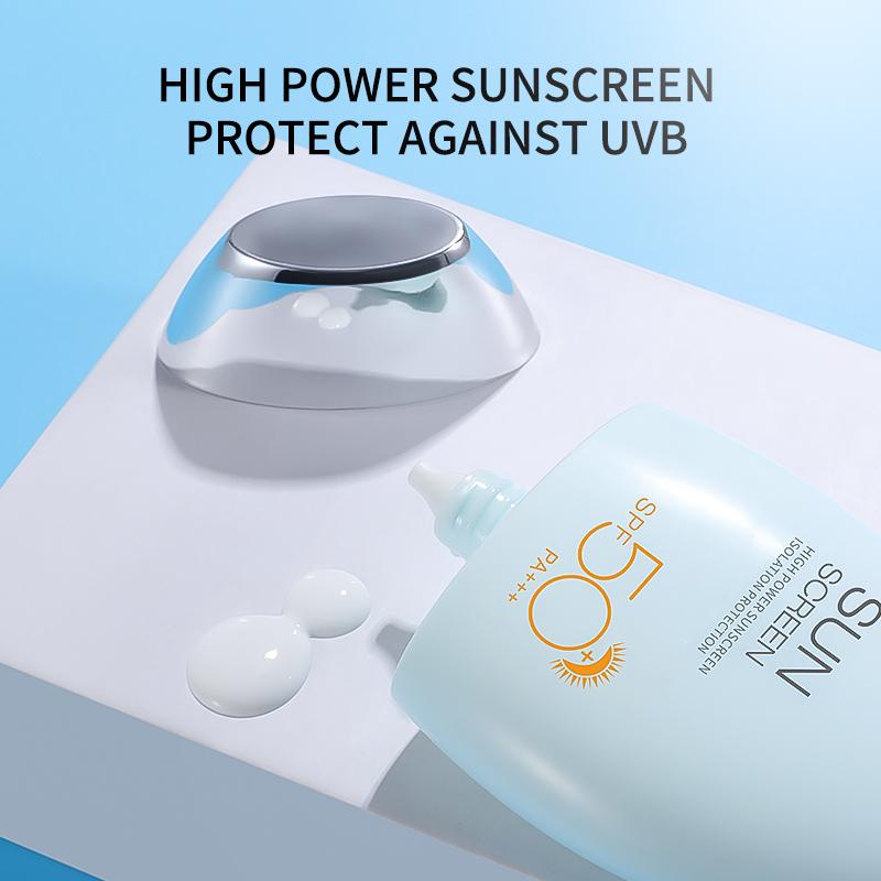 MERCILEN Sunscreen 50g UV Protection Refreshing Waterproof and Sweatproof Whole Body Isolation Sunscreen Lotion SPF 50+