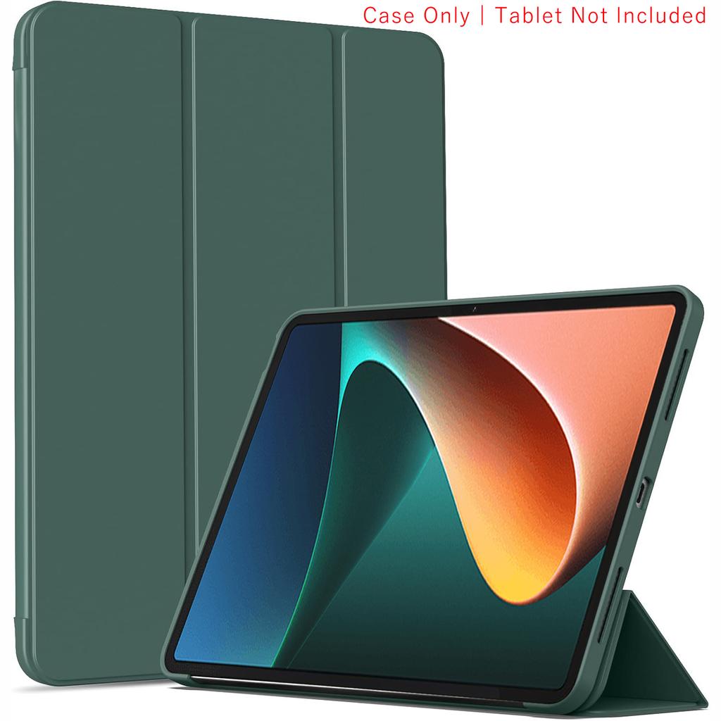 Tri-fold Flip Case For Xiaomi Pad 5/Pad 5 Pro 11inch Magnetic Stand PU Leather Protective Cover Auto Sleep/Wake up