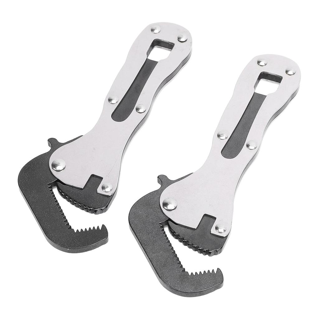 Micro Wrench Metal Ergonomic Portable Multifunctional Micro Self Adjusting Wrench for Tight Space