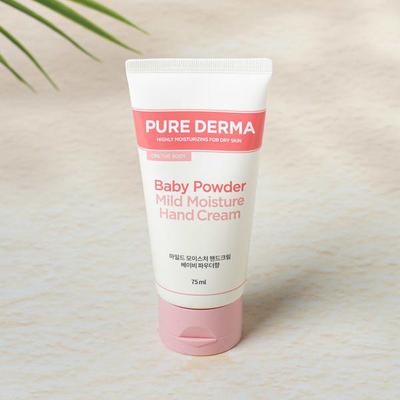 On The Body Pure Derma Milde Feuchtigkeits-Handcreme 75 ml, Babypuderduft