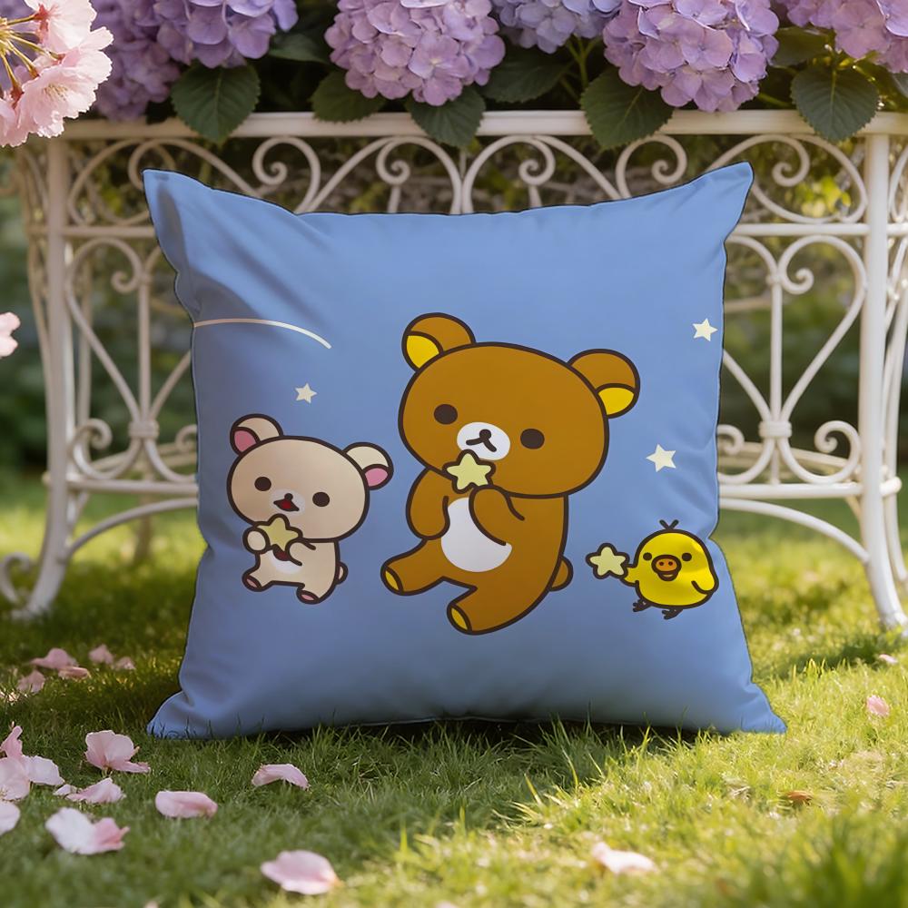 R-Rilakkuma Милая Наволочка для Подушки Дома и в Машине Двухцелевая Наволочка: Двусторонняя конструкция для максимального комфорта 30cmx30cm
