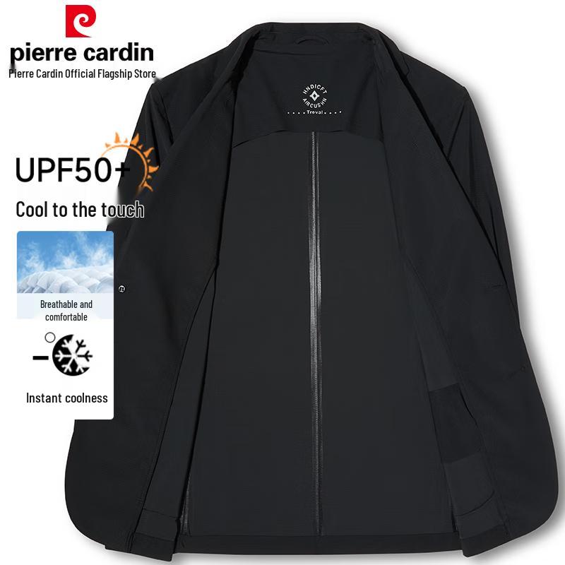 Pierre Cardin Men's Sun Protective Cool Touch Stretch Casual Blazer