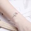 Popular Female Simple Cute Animal Fashion 925 Sterling Silver Jewelry Beautiful Moon Cat Fashion Bracelets SL018