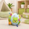 1/3Pcs Squeaky Dog Plush Toy with Built-in Bell, Soft Stuffed Ball Hanging Dog Training Toy, Interactive Pet Chew Toys for All Breeds