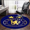 Chelsea F.C Print Round Rug, Washable Floor Carpet, For Entryway Dorm Laundry Room Office Study, Home Decor Birthday Christmas Gift