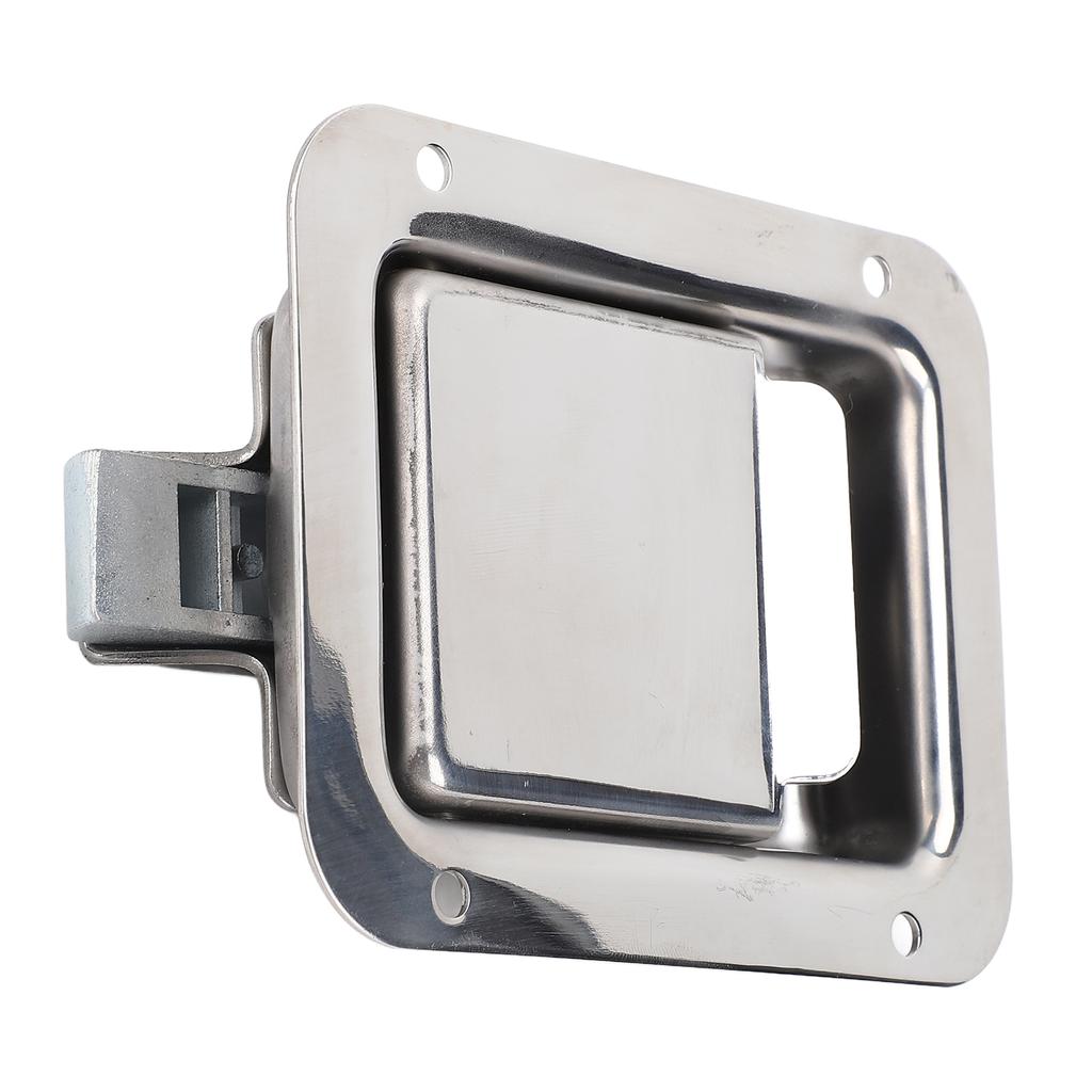 Truck Tool Box Latch Paddle Lock Stainless Steel 4.72x3.66in Trailer Door Latch Lock for Caravan RV