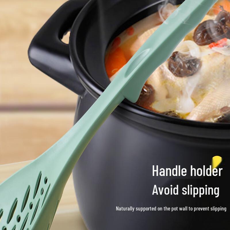 Long Handle Heat-Resistant Plastic Kitchen Colander