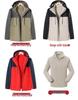 Au Li Rong Windproof Jacket: Customizable with Logo Embroidery, Detachable, Plus Velvet for Workwear