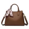 New Fashionable Lychee Pattern Large-capacity Portable Women's Bag Shoulder Bag Fashionable Simple Messenger Bag